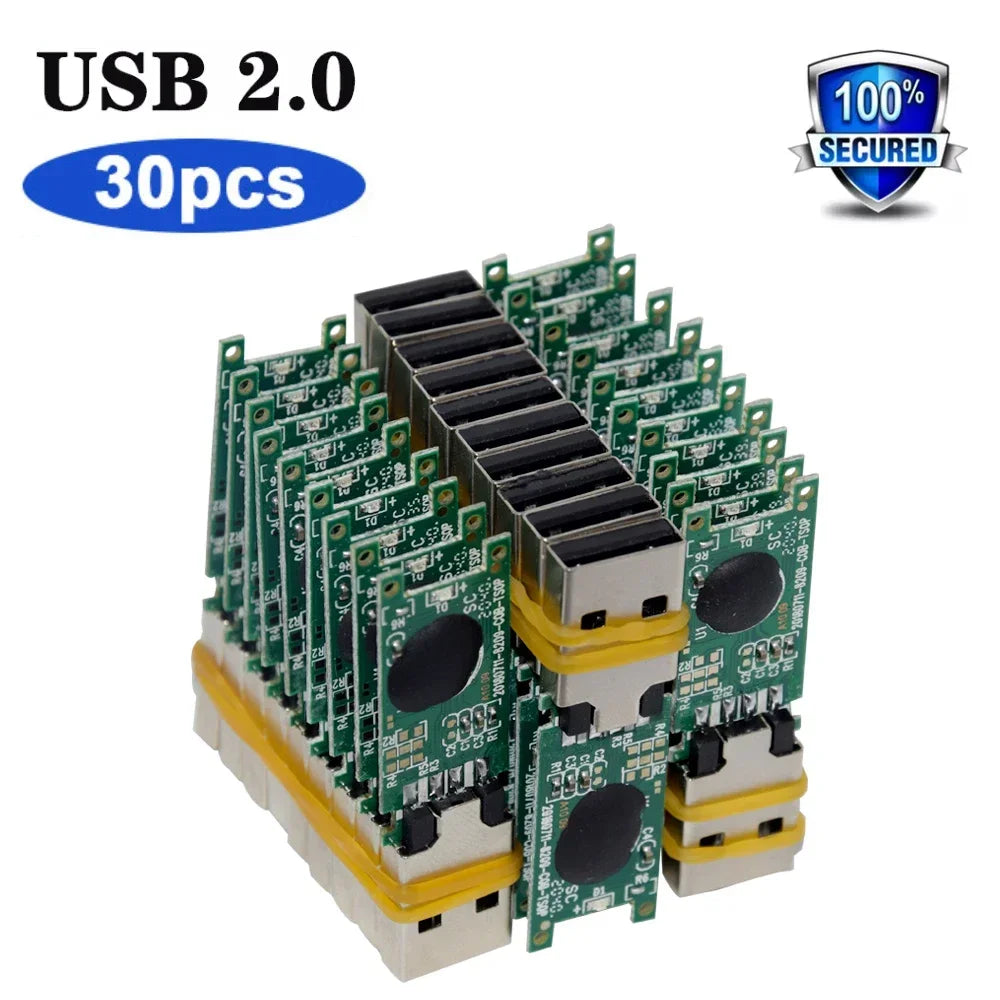 USB 2.0 Flash Drive PCB Chip 4GB–128GB | Bulk Pen Drive USB Flash Drive PRIMED
