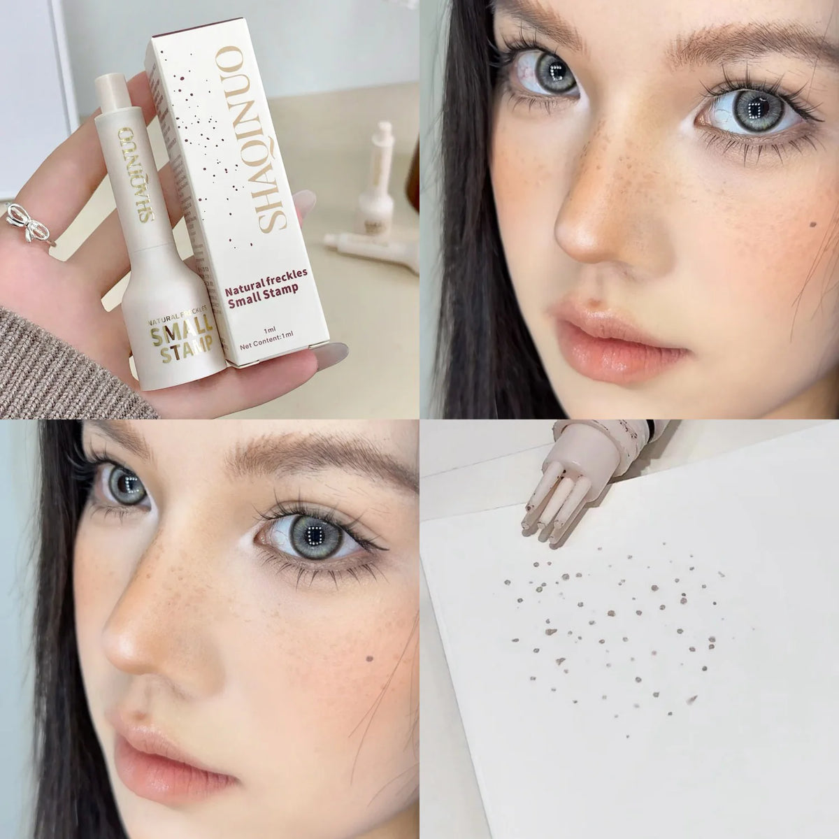Five-Point Freckle Stamp Pen – Waterproof Faux Freckle Makeup