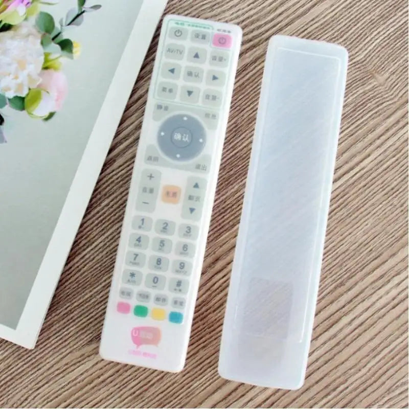 Clear Silicone TV Remote Control Cover – Protective Sleeve