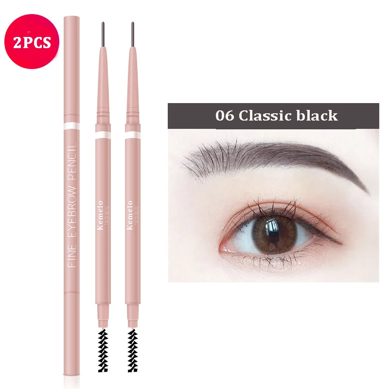 1.5mm Ultra Fine Eyebrow Pencil – Waterproof, 6 Colors