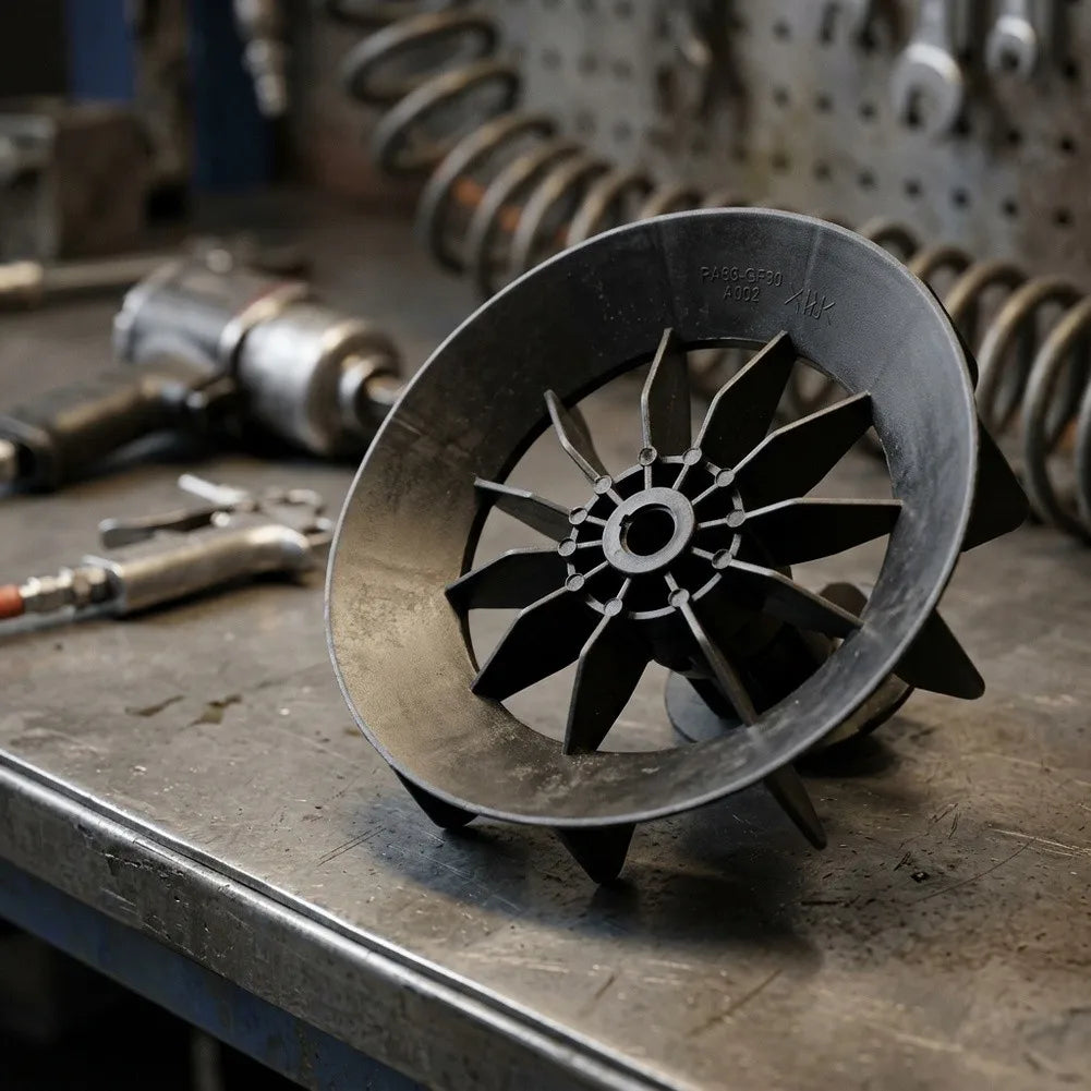 Plastic Fan Blade for Air Compressor 150mm 14mm Shaft