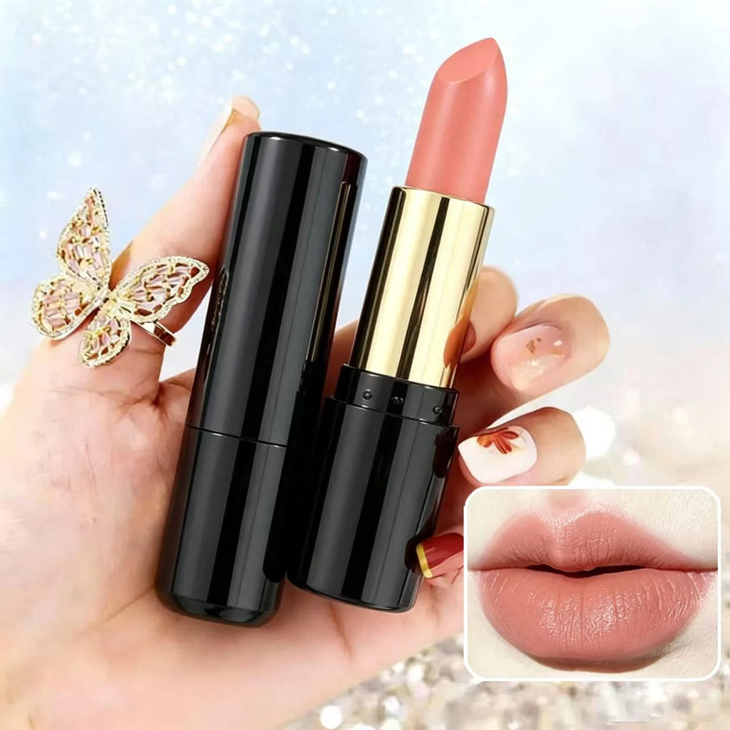 Cinnamon Nude Matte Lipstick – Moisturizing Velvet Finish Matte Lipstick PRIMED Nude Pink Brown