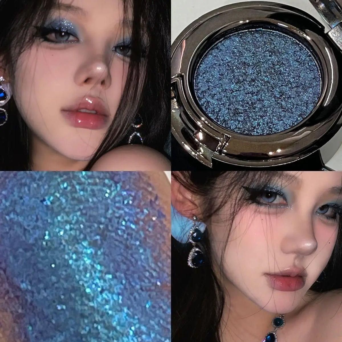 Metallic Glitter Shimmer Eyeshadow – Waterproof Single Shade Glitter Eyeshadow PRIMED 13 1.8g