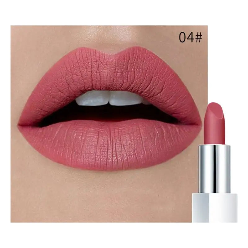 Pudaier Waterproof Matte Lipstick – Vitamin E, 17 Shades