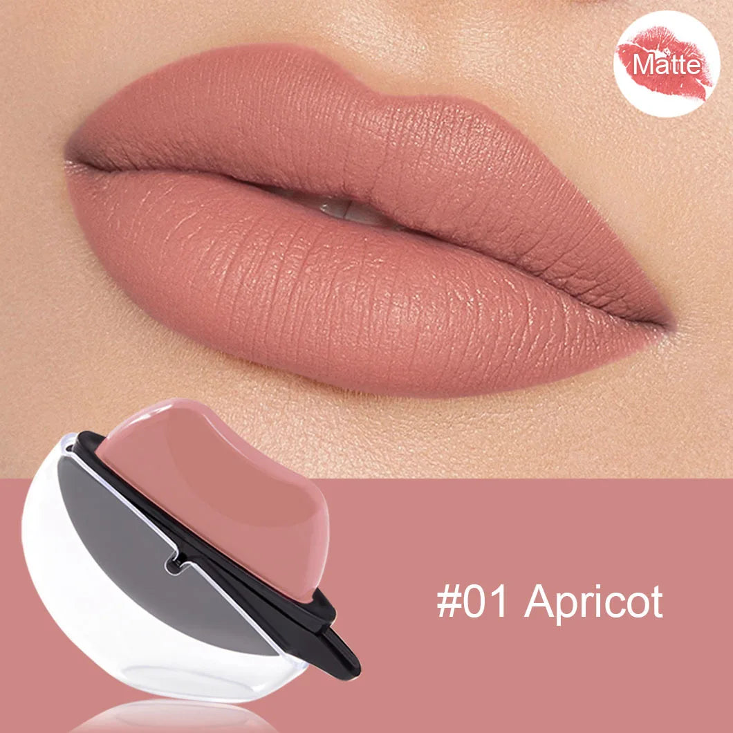 QiBest Velvet Matte Lipstick – Waterproof Long-Lasting Lip Gloss
