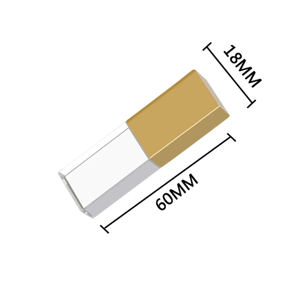 Crystal USB 3.0 Flash Drive 8–128GB | Bulk Custom Logo Pack USB Flash Drive PRIMED