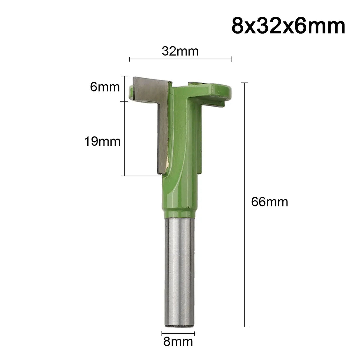 T-Slot Router Bits Set of 4 | 8mm Shank Woodworking