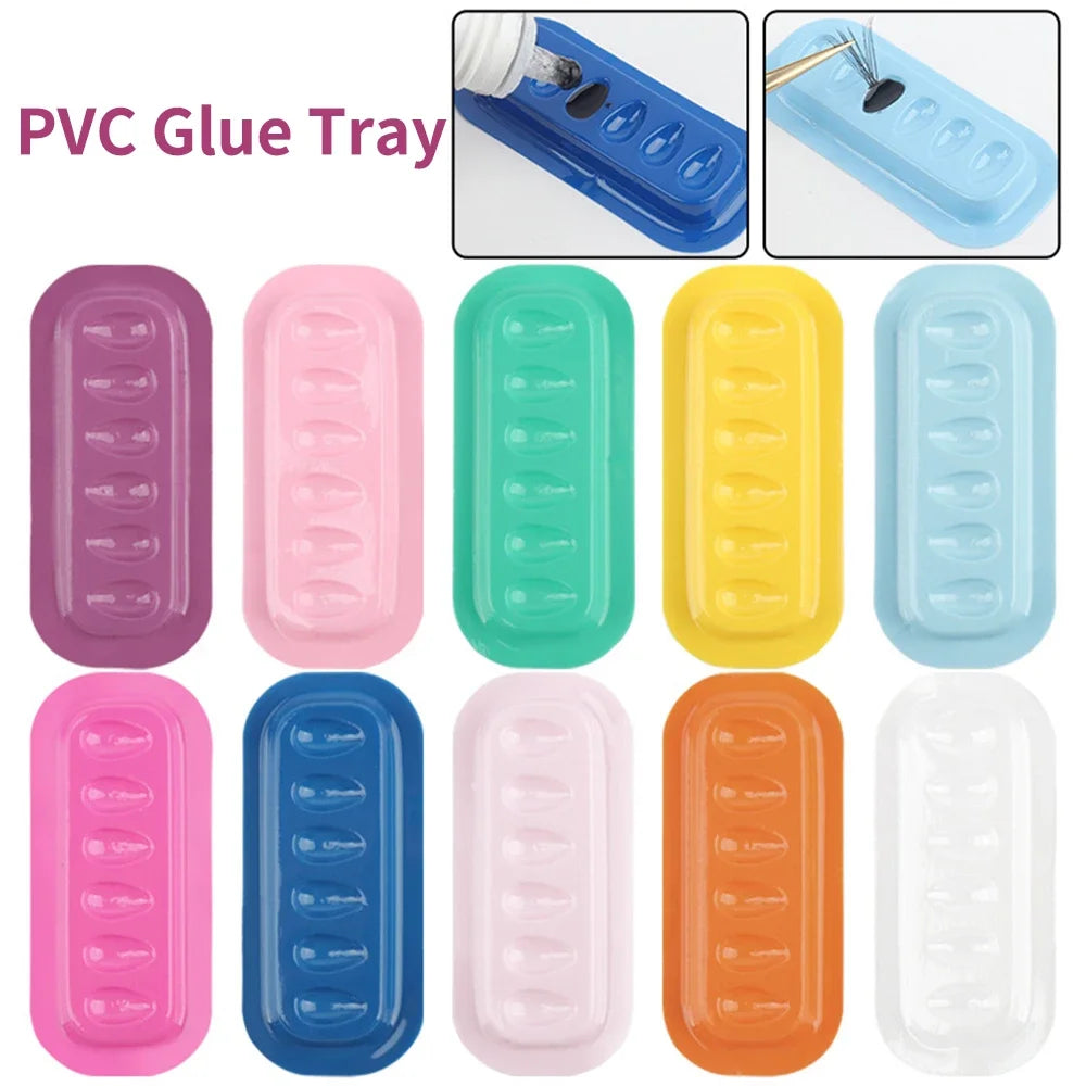Eyelash Glue Holder Tray 50/100pc – Lash Extension Pallet Lash Extension Accessory PRIMED