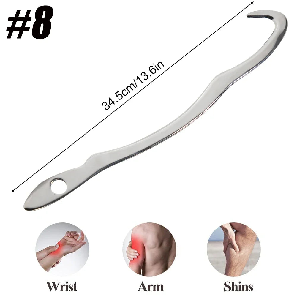 Stainless Steel Gua Sha IASTM Scraping Massage Tool Massage Scraping Tool PRIMED 8