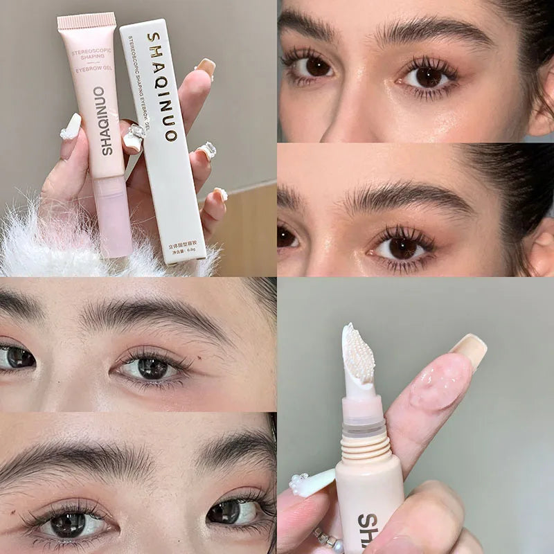 3D Toothbrush Eyebrow Styling Gel – Waterproof Long-Lasting Eyebrow Styling Gel PRIMED