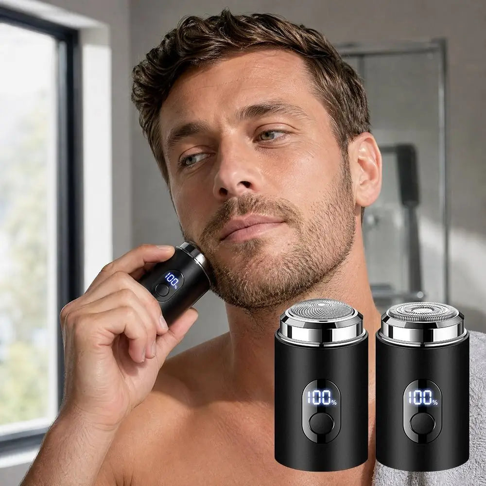 Type-C Electric Shaver Men – LED Display, Wet & Dry Travel