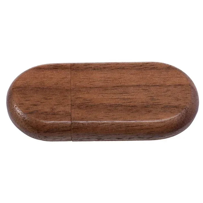 Wooden USB Flash Drive Gift Box | Custom Logo 16/32/64GB Custom USB Flash Drive PRIMED 128GB Walnut no box