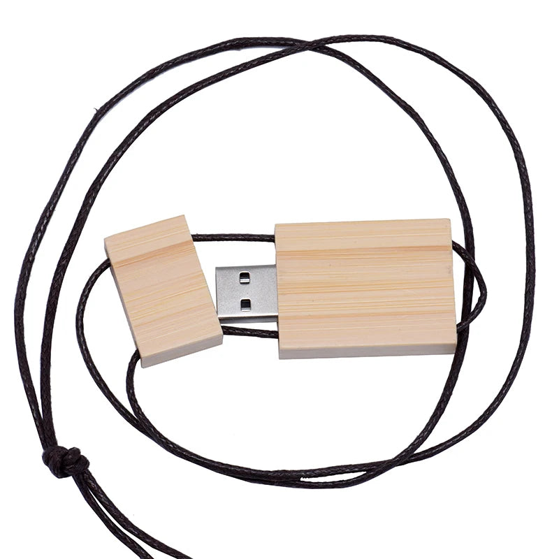 Wooden USB Flash Drive Custom Logo | 4GB–128GB Pen Drive