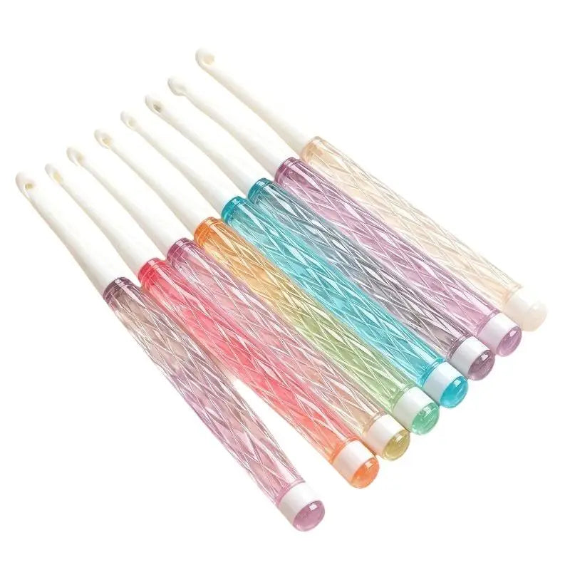 Ergonomic Crochet Hook Set 8 Sizes 2mm–6mm | ABS DIY Kit