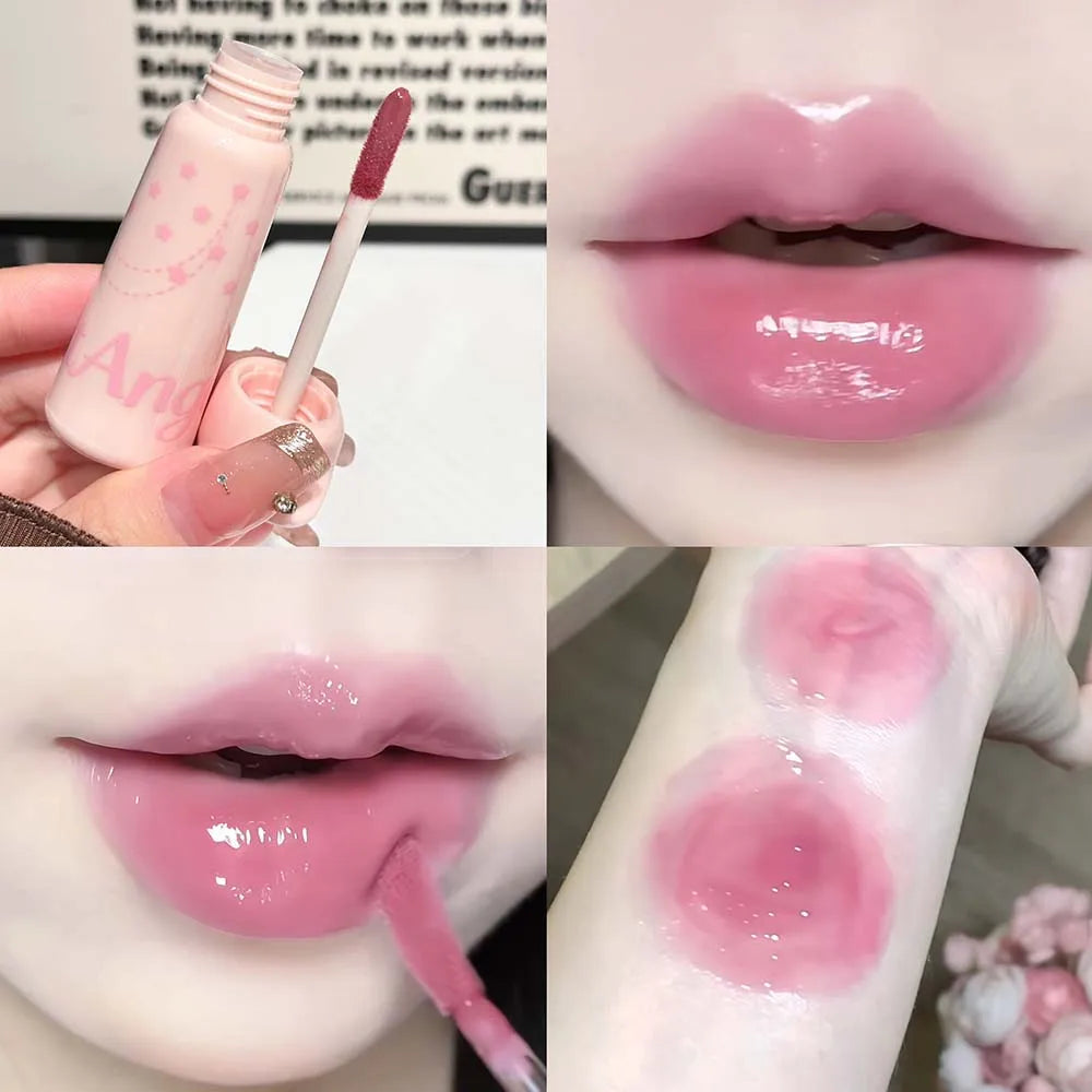 Waterproof Mirror Lip Gloss 6 Shades – Nude & Brown Long-Lasting