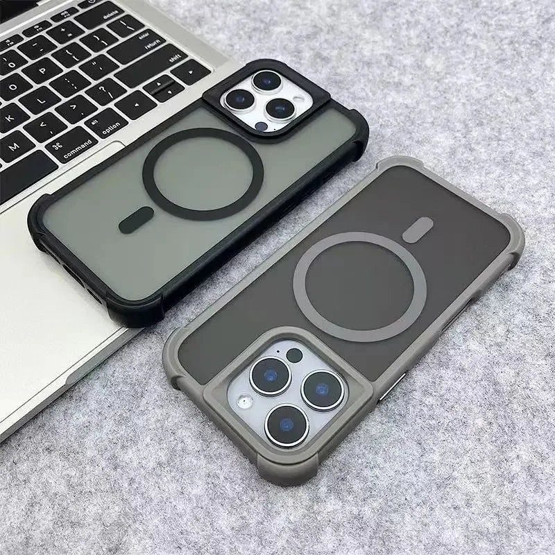 Magnetic Matte Armor iPhone Case | MagSafe Wireless Charging iPhone Armor Case PRIMED