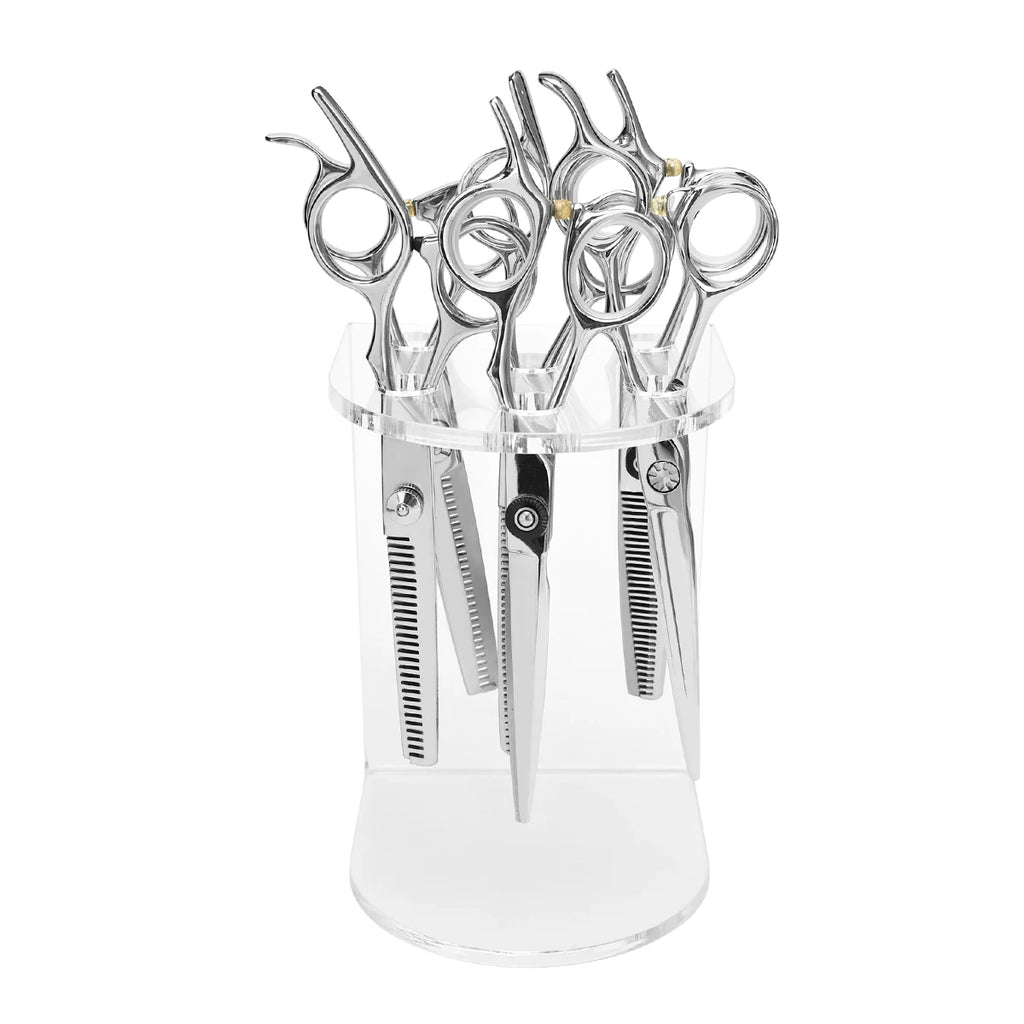 Acrylic Scissors Rack – Barber Holder for Shears & Clippers