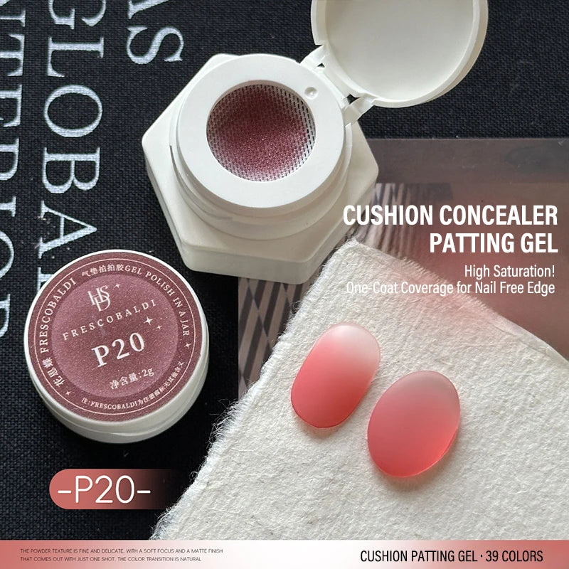 39-Color No-Wipe Cushion Patting Gel – Gradient UV Nail Polish