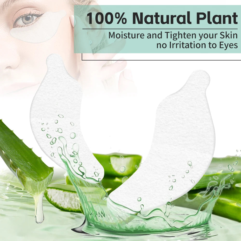 100 Pairs Hydrogel Under Eye Pads for Eyelash Extensions Eyelash Extension Pads PRIMED