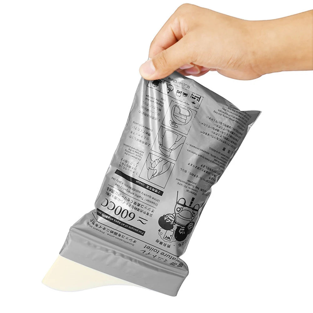 4-Pack Disposable Emergency Urinal Bags 600ml Portable Toilet Disposable Urinal Bag PRIMED