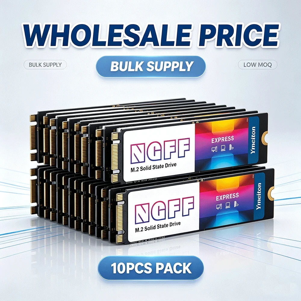 10-Pack M.2 NGFF 2280 SATA SSD 120GB–1TB Internal Drive Internal SSD Drive PRIMED 128GB -10PCS China Mainland