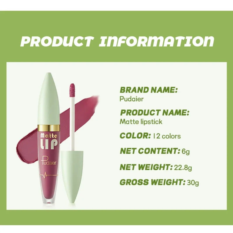 Blana Matte Liquid Lipstick – Moisturizing Long-Lasting Lip Glaze Liquid Lipstick PRIMED