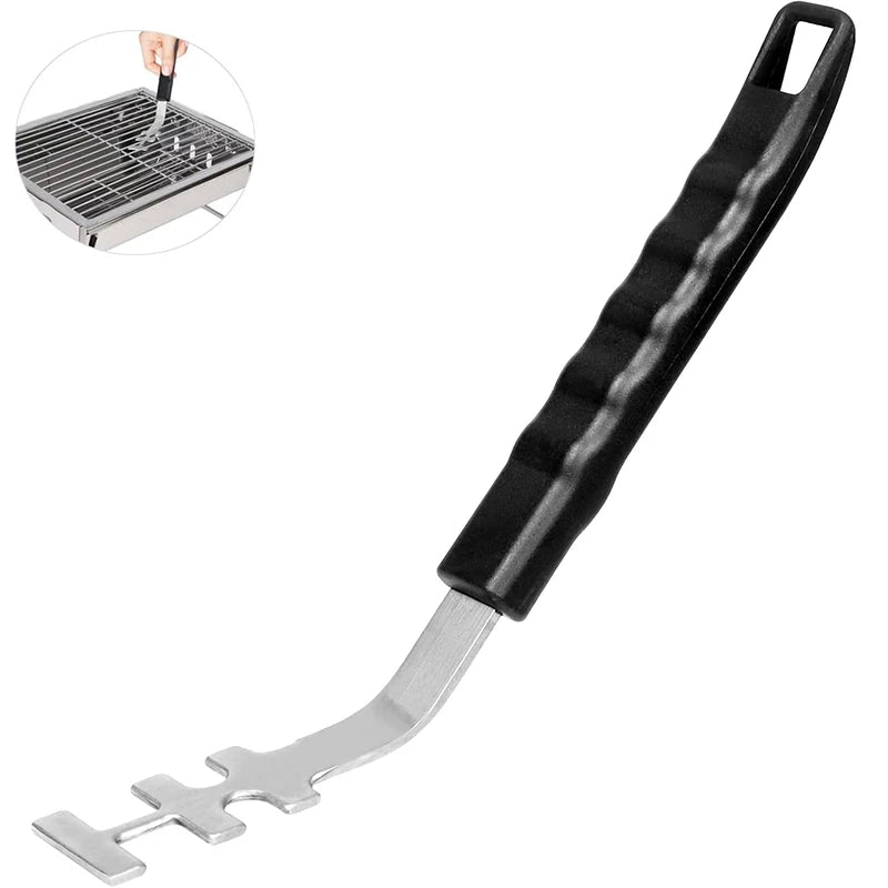 Universal Grill Grate Lifter Tool – BBQ Cast Iron Grid Gripper