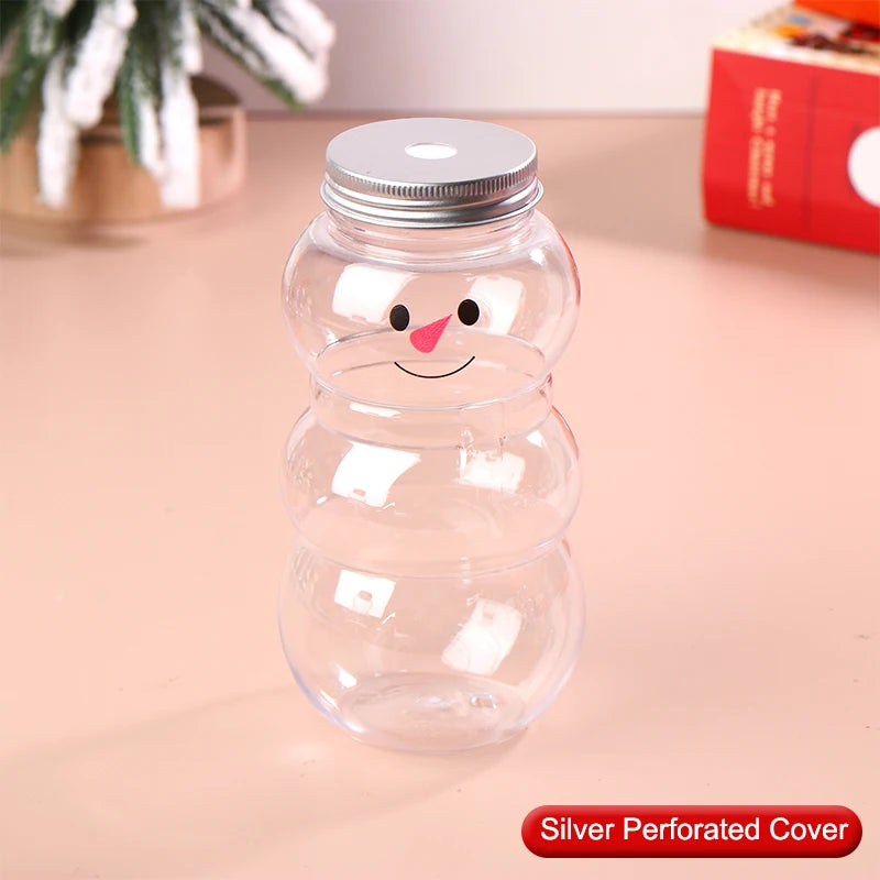 Transparent PET Juice Bottle Sealed Cap 350ml 500ml | Cold Drinks