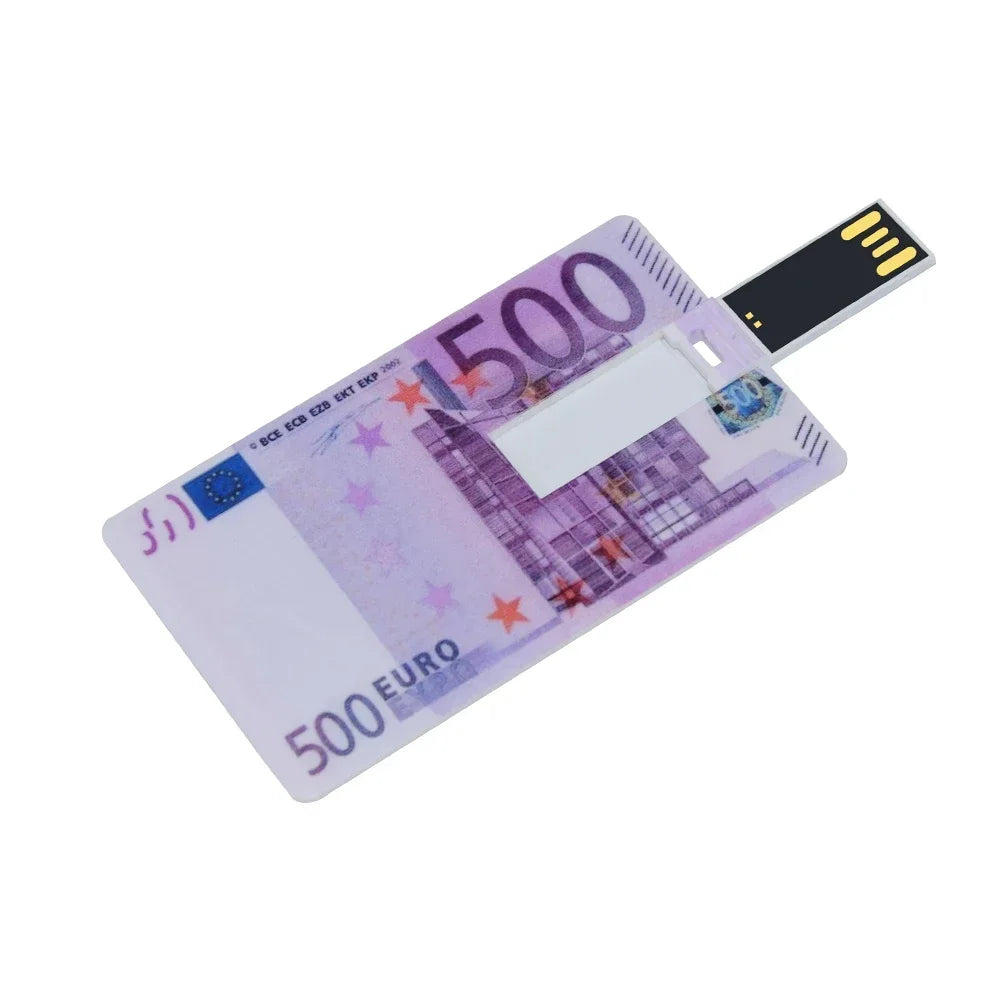 Credit Card USB Flash Drive 4–64GB | Waterproof Metal Memory Stick USB Flash Drive PRIMED 128 GB Style 18