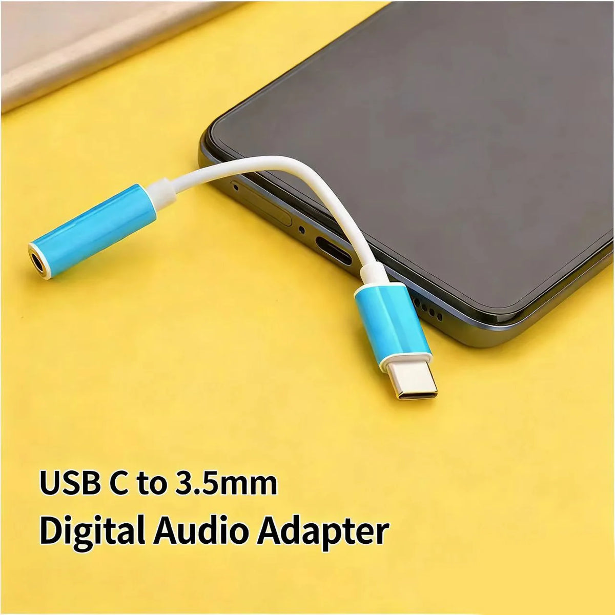 USB-C to 3.5mm HiFi DAC Adapter 32Bit/384kHz Headphone Jack