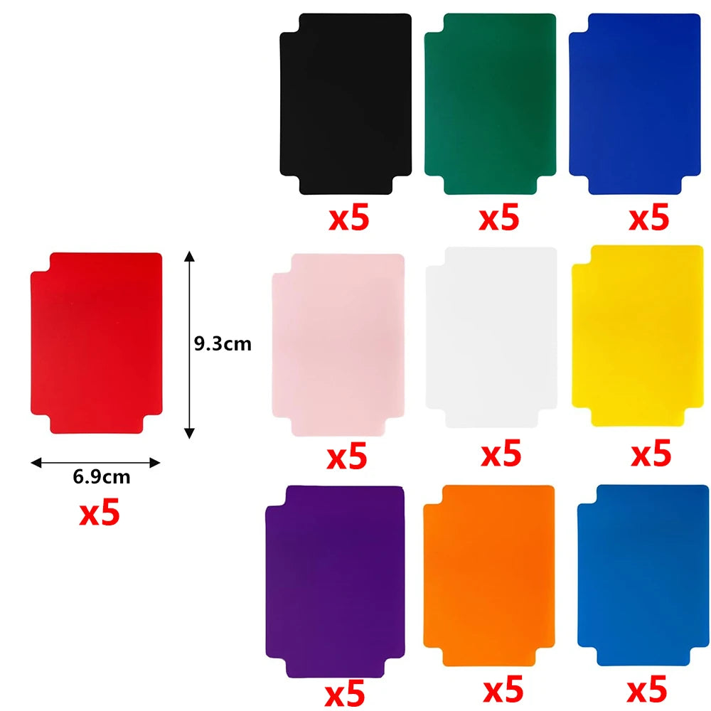 Plastic Trading Card Dividers – Sports & TCG Collection Organizer Card Collection Organizer PRIMED 50 Pieces