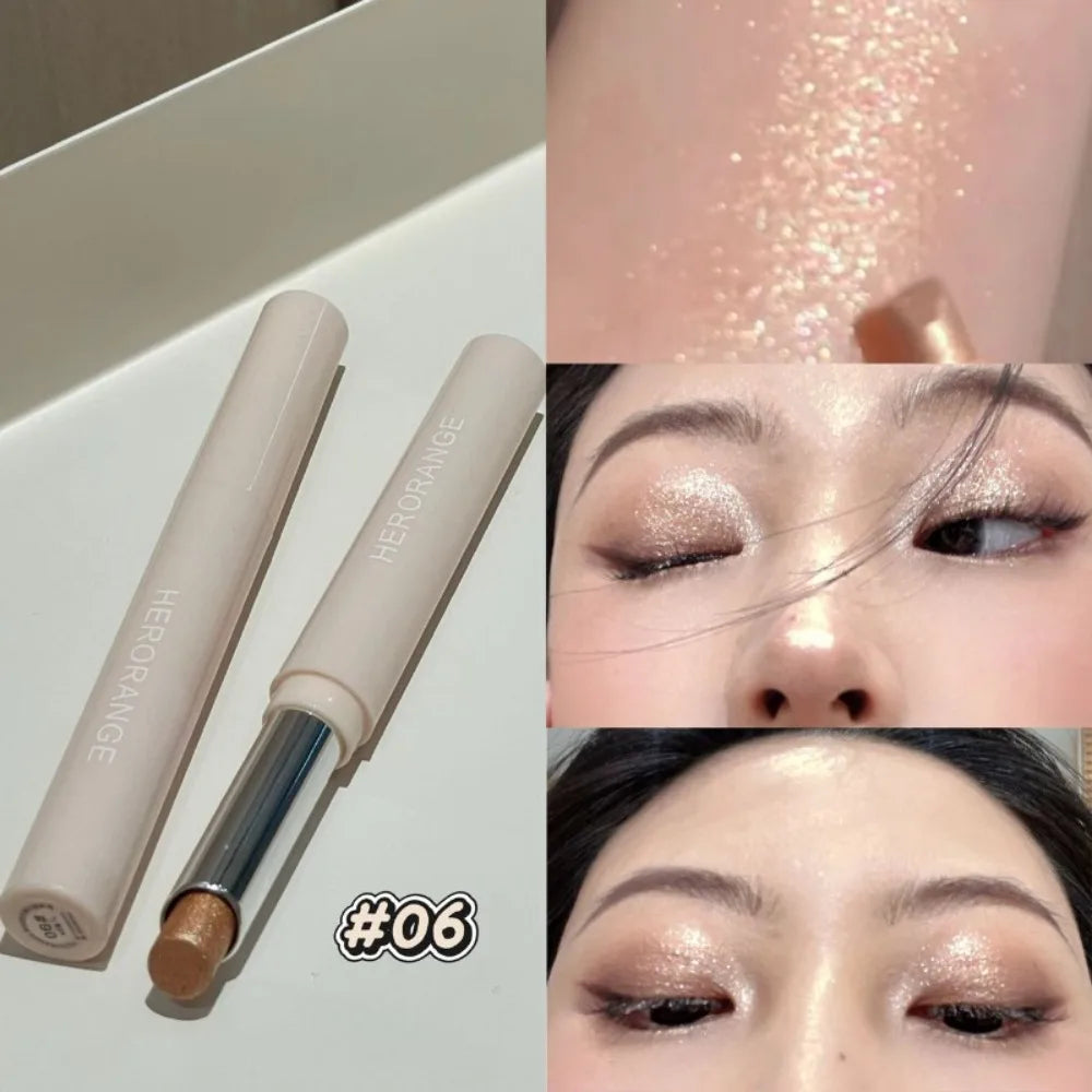 Shimmer Eyeshadow Pen – 3-in-1 Pearlescent Highlight Stick