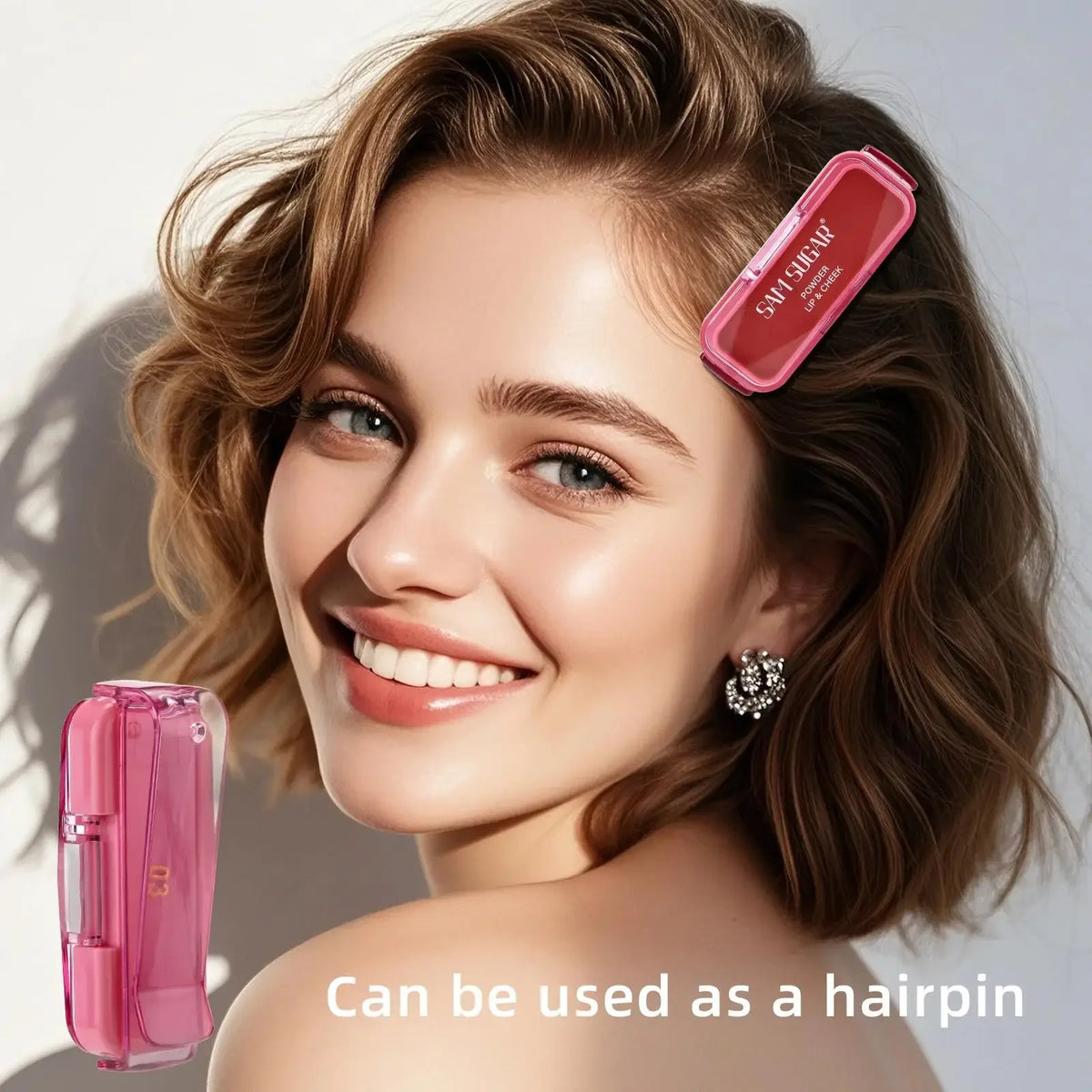 SAM SUGAR Matte Blush Cream – Multi-Use Lips, Face & Cheeks