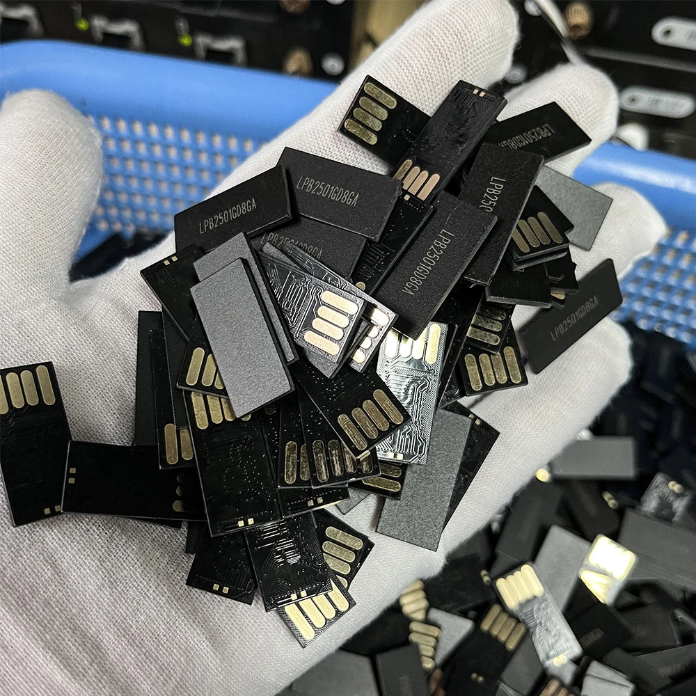 KAWEIDA Bulk USB 2.0 Flash Drive Chips 1GB–128GB | 10–100 Pcs USB Flash Drive Chips PRIMED