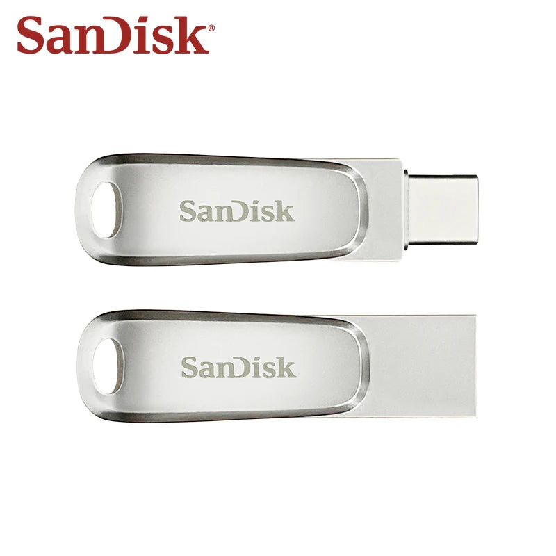 SanDisk Ultra Luxe USB-C 3.2 Dual Flash Drive 32GB–512GB USB Flash Drive PRIMED