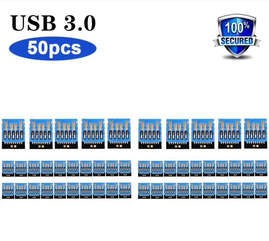 USB 3.0 Flash Drive Chip DIY Pendrive 8GB–64GB | Plug & Play