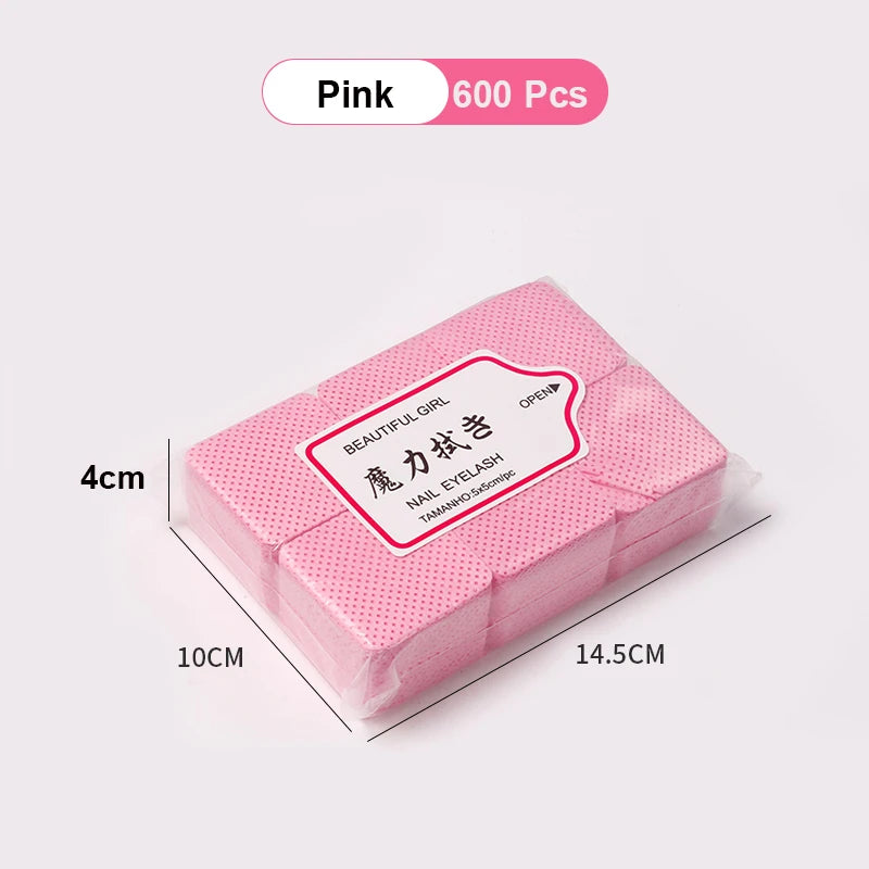 Lint-Free Nail Wipes Cotton Pads 200/300/600 Pcs | JEARLYU