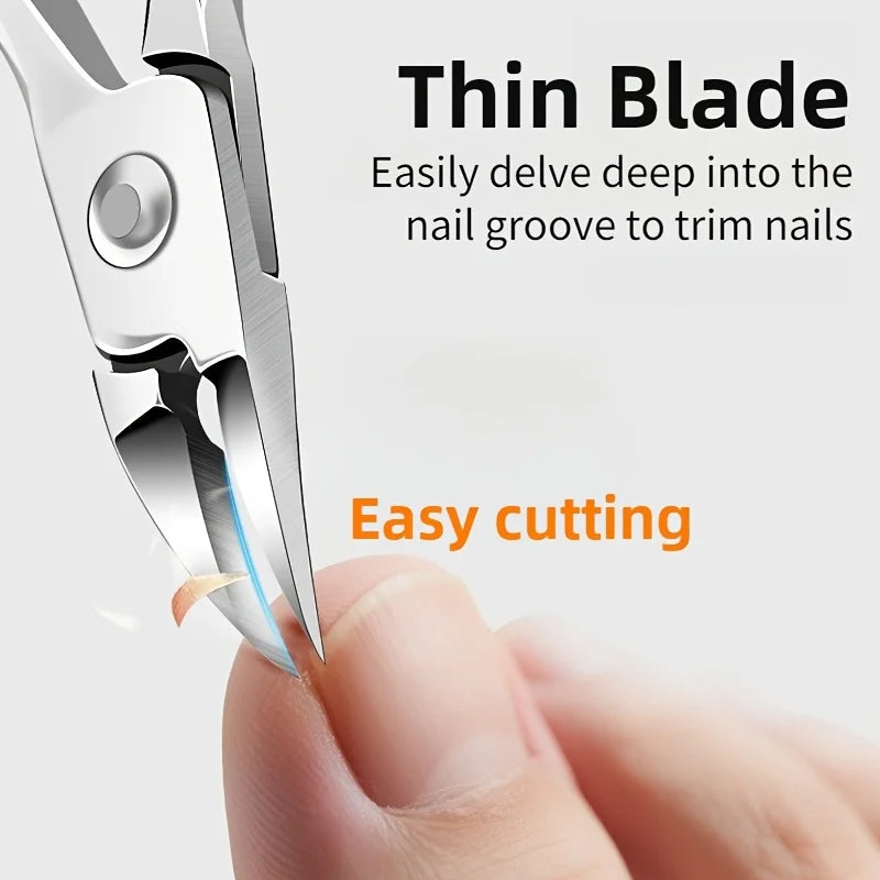 Stainless Steel Nail Clipper Manicure & Pedicure Kit | PRIMED Nail Care Kit PRIMED