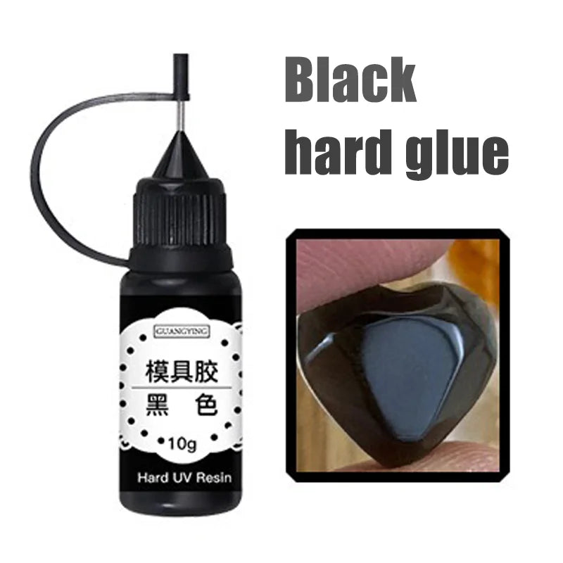 3D Sculpting UV Nail Gel – Hard & Soft Carving Gel 10g 3D Nail Carving Gel PRIMED Black-hard