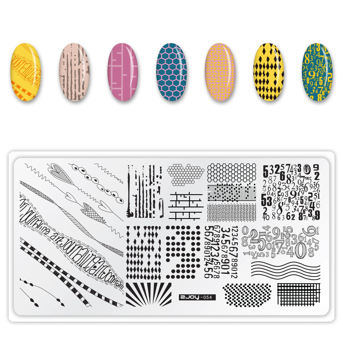 Nail Art Stamping Plate 6×12cm – Cactus Floral & Animal Designs Nail Stamping Plate PRIMED Zjoy54