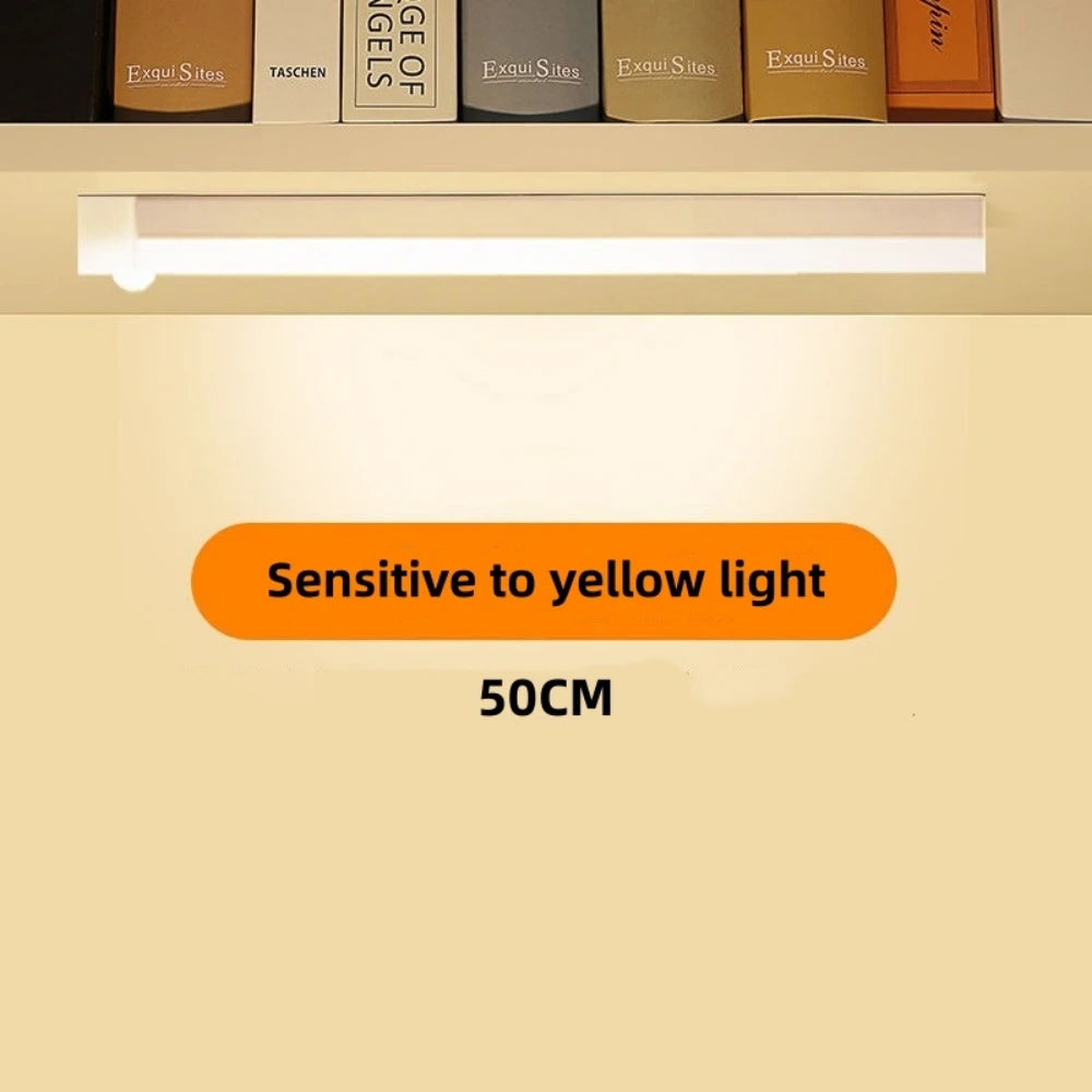 Wireless Motion Sensor LED Cabinet Light – USB-C Rechargeable LED Cabinet Light PRIMED 50CM warm light