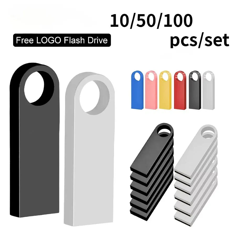 Metal USB 2.0 Flash Drives 1GB–64GB | Bulk Custom Logo USB Flash Drive PRIMED