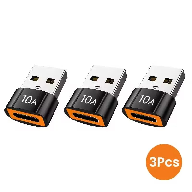 USB-C to USB-A OTG Adapter | Type-C Male to USB Female USB-C OTG Adapter PRIMED 3pcs USB A Male