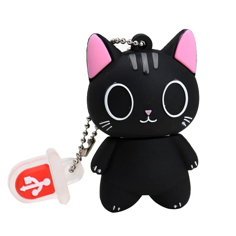 JASTER Cartoon Animal USB Flash Drive 8GB–64GB | Cute Gift USB Flash Drive PRIMED 4GB Cat CN