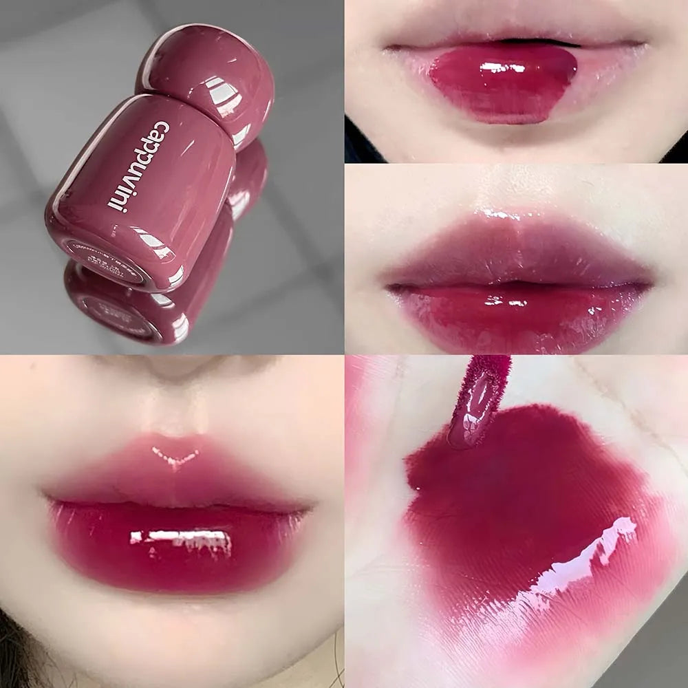 Cappuvini Matte & Mirror Liquid Lipstick – 12 Colors Lip Glaze Liquid Lipstick PRIMED 03 Mirror 3g
