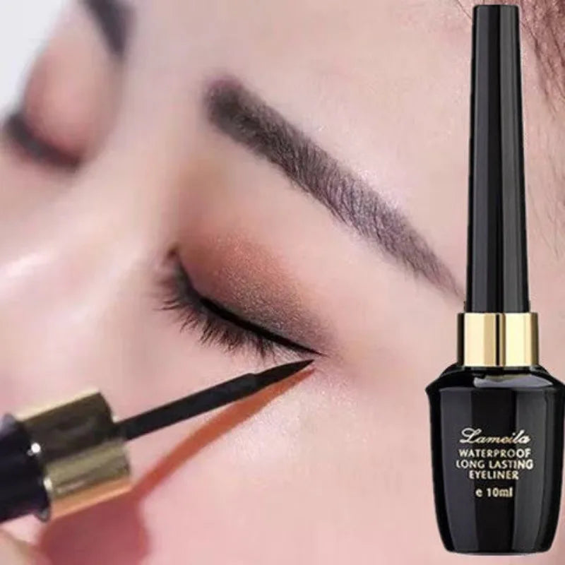 Waterproof Black Liquid Eyeliner Pen – Fine Tip Quick Dry Liquid Eyeliner Pen PRIMED