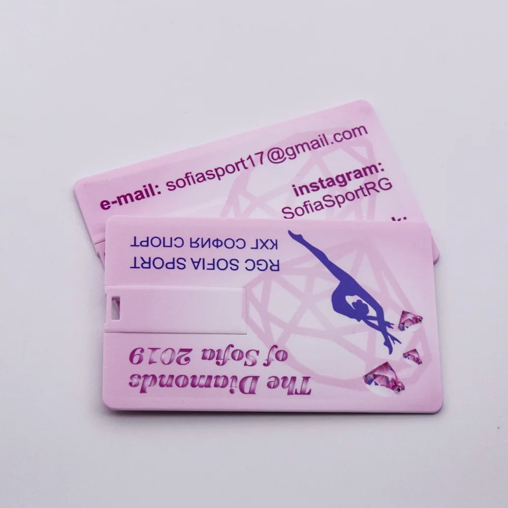 50-Pack Custom Logo USB 3.0 Flash Drives | Credit Card Style Custom USB Flash Drive PRIMED
