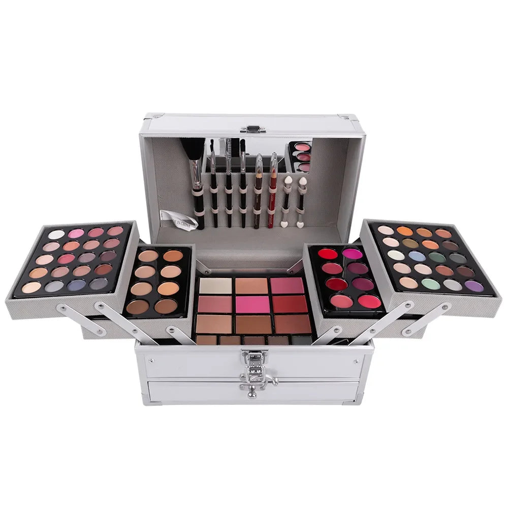 Blana Full Makeup Gift Set – Eyeshadow, Lipstick & Brushes Makeup Gift Set PRIMED