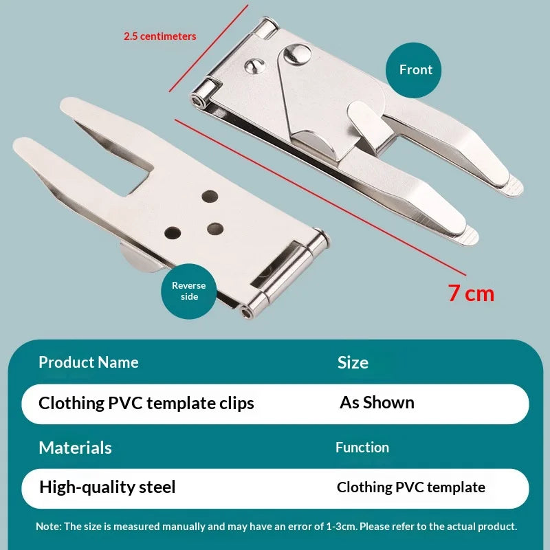 Steel Garment Template Machine Clip | Sewing Position Fastener