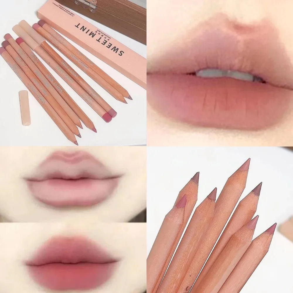 Velvet Matte Lip Liner Pencil – Waterproof Nude Contour Lip Liner Pencil PRIMED